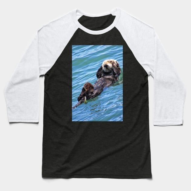 Silly otter Baseball T-Shirt by Photography_fan